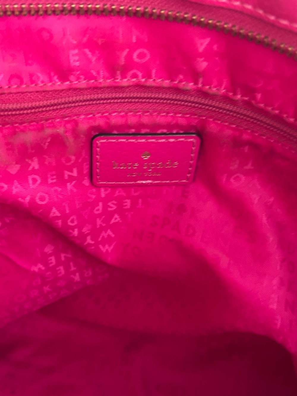 Kate Spade Wellesley Camryn Tote pink Shoulder Bag 100% Leather - Picture 10 of 10